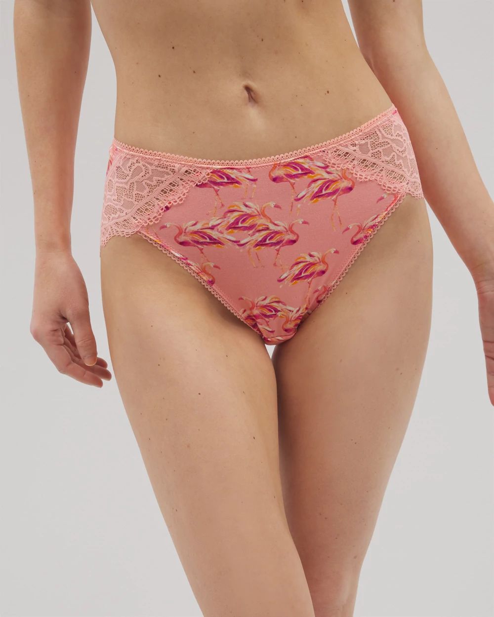 Embraceable High-Leg Panty with Enchanting Lace