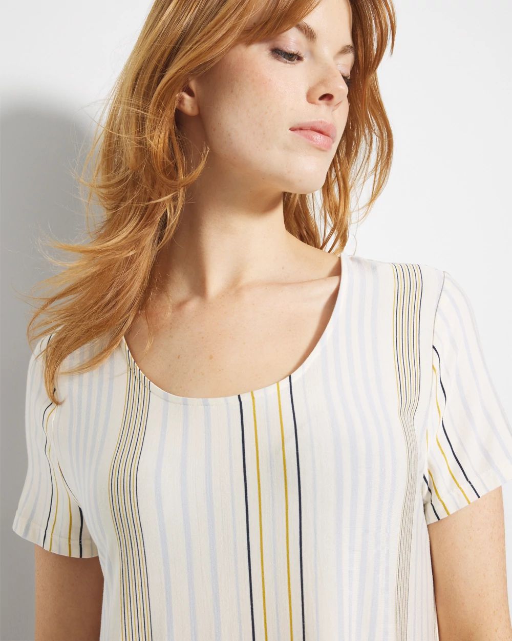 Cool Nights Short Sleeve Scoop Neck Sleepshirt