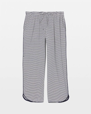Piped Crop Pajama Pants click to view larger image.