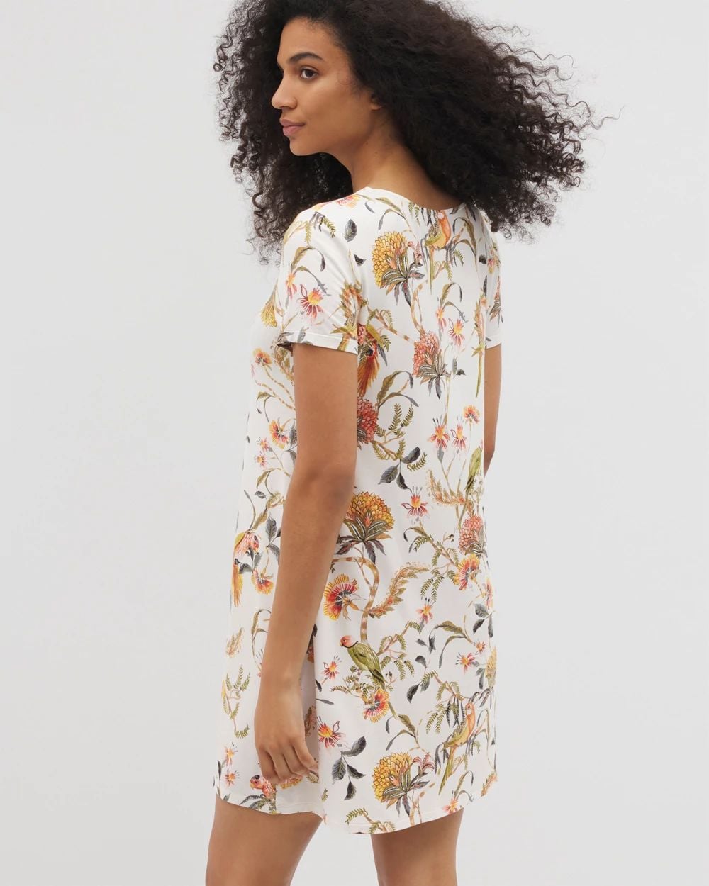 Cool Nights Short Sleeve Scoop Neck Sleepshirt
