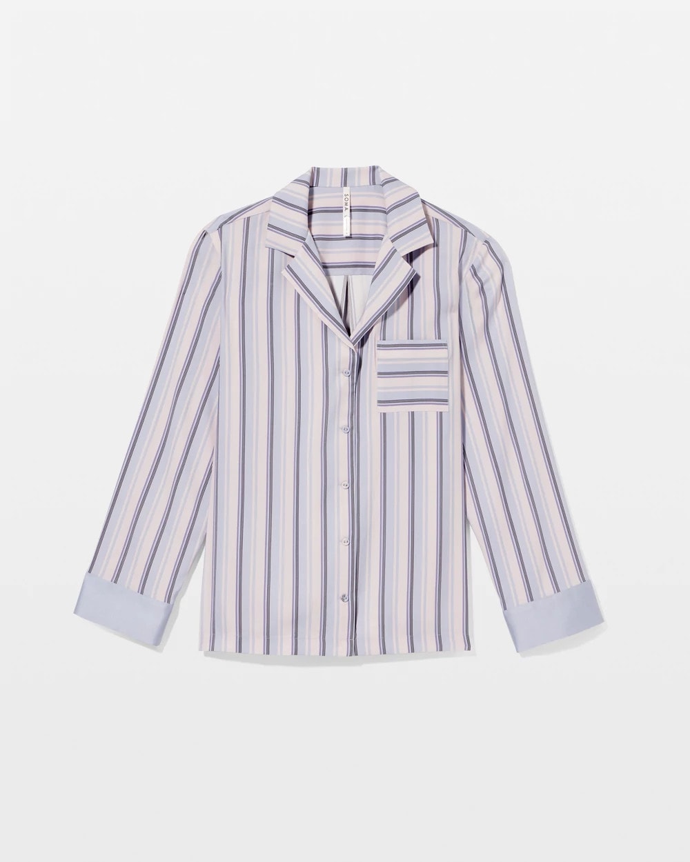 Long-Sleeve Notch Collar