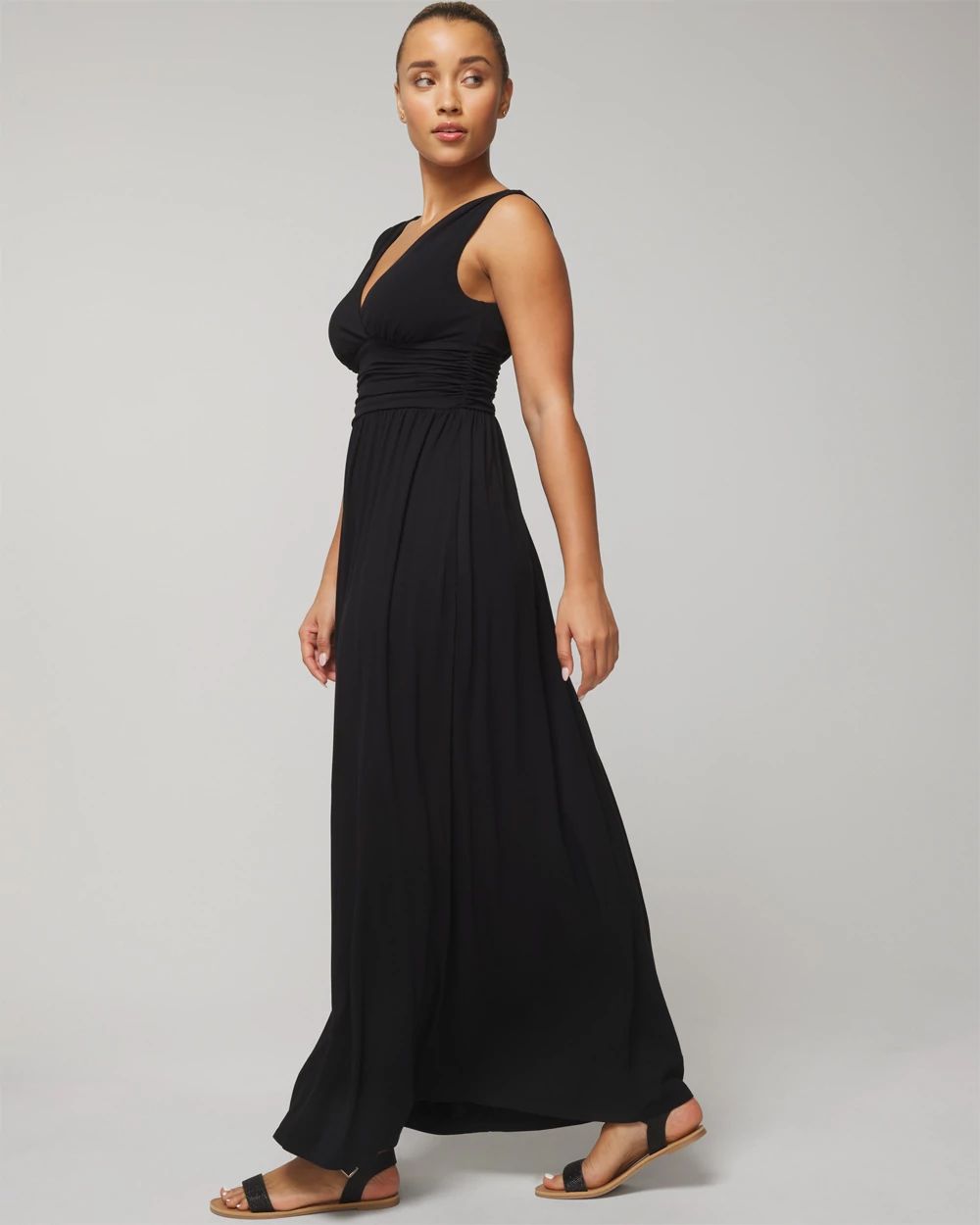 Soft Jersey Goddess Maxi Bra Dress
