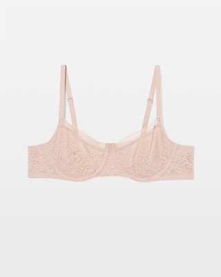 Soma Unlined Balconette Bra with Stretch Lace click to view larger image.