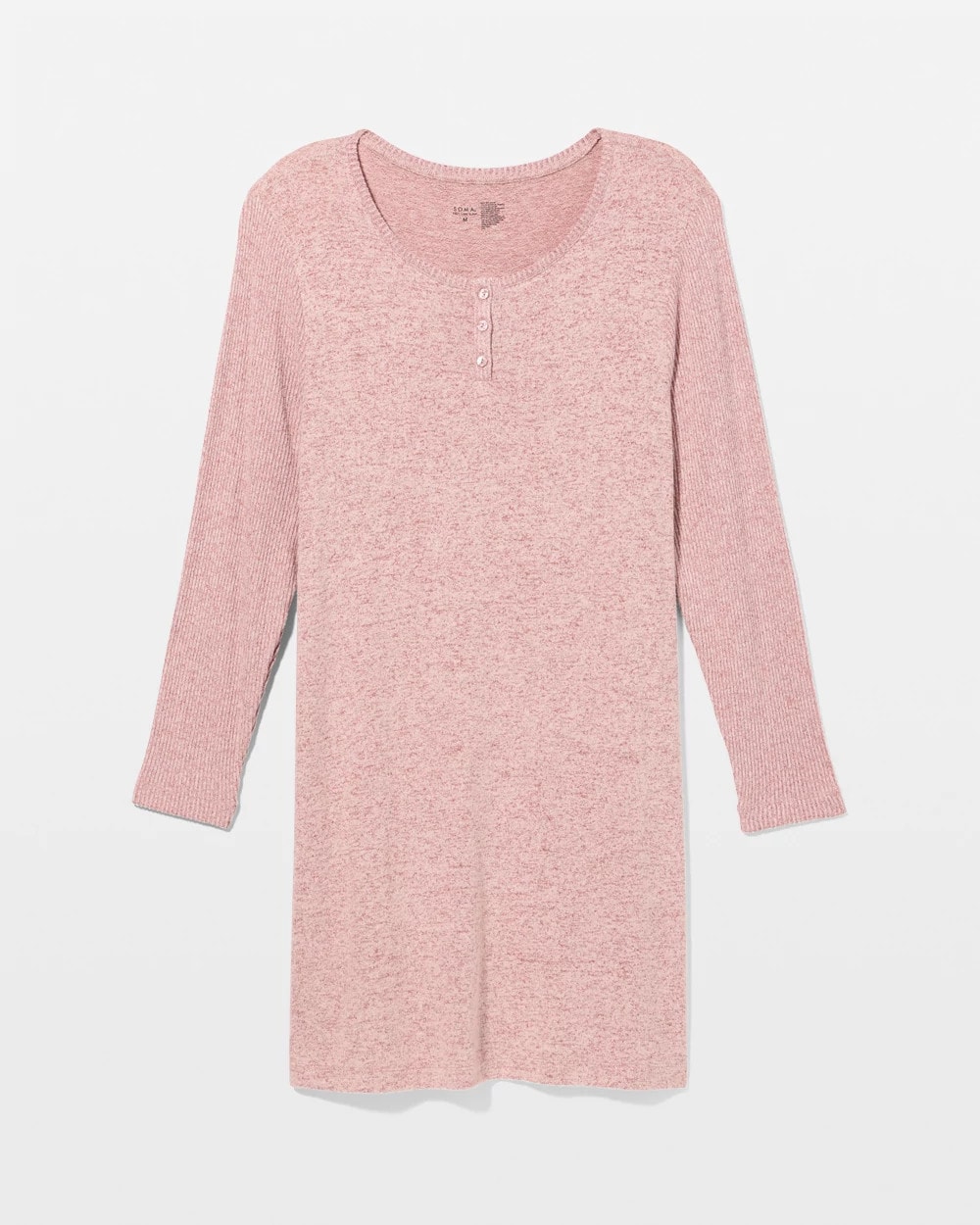 Relaxed Long-Sleeve Sleepshirt