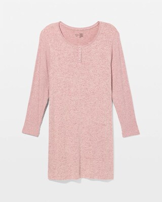 Relaxed Long-Sleeve Sleepshirt click to view larger image.