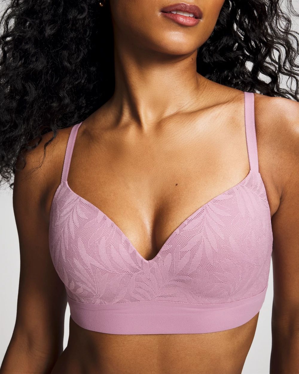 Wireless Bra with Lace click to view larger image.