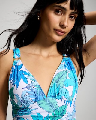 Bleu Rod Beattie Riviera Retreat Ring Tankini Top click to view larger image.