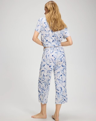 Cropped Pajama Pants click to view larger image.