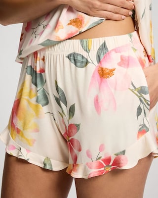 Ruffle Pajama Shorts click to view larger image.