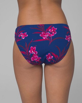 Oasis Blossoms Reversible Hipster Bikini Swim Bottom
