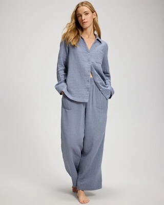 Cotton Gauze Pajama Pant