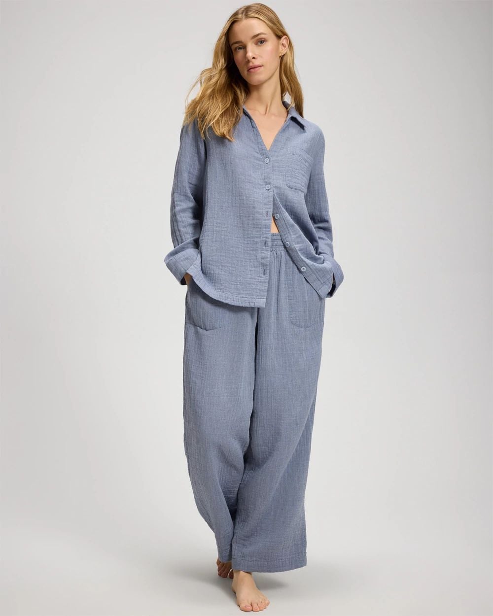 Cotton Gauze Pajama Pant