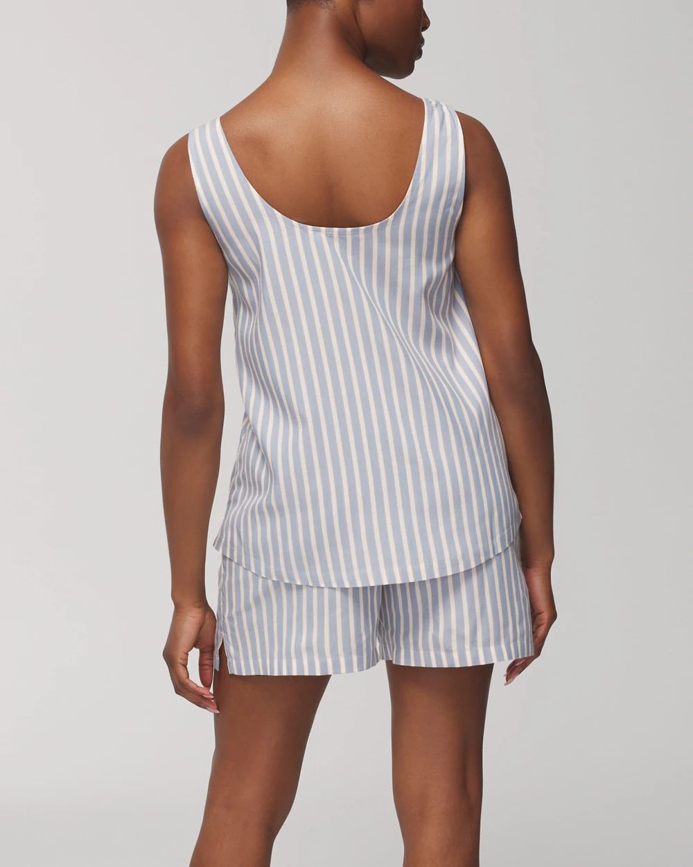 Rayon Challis Tank Shorts Pajama Set