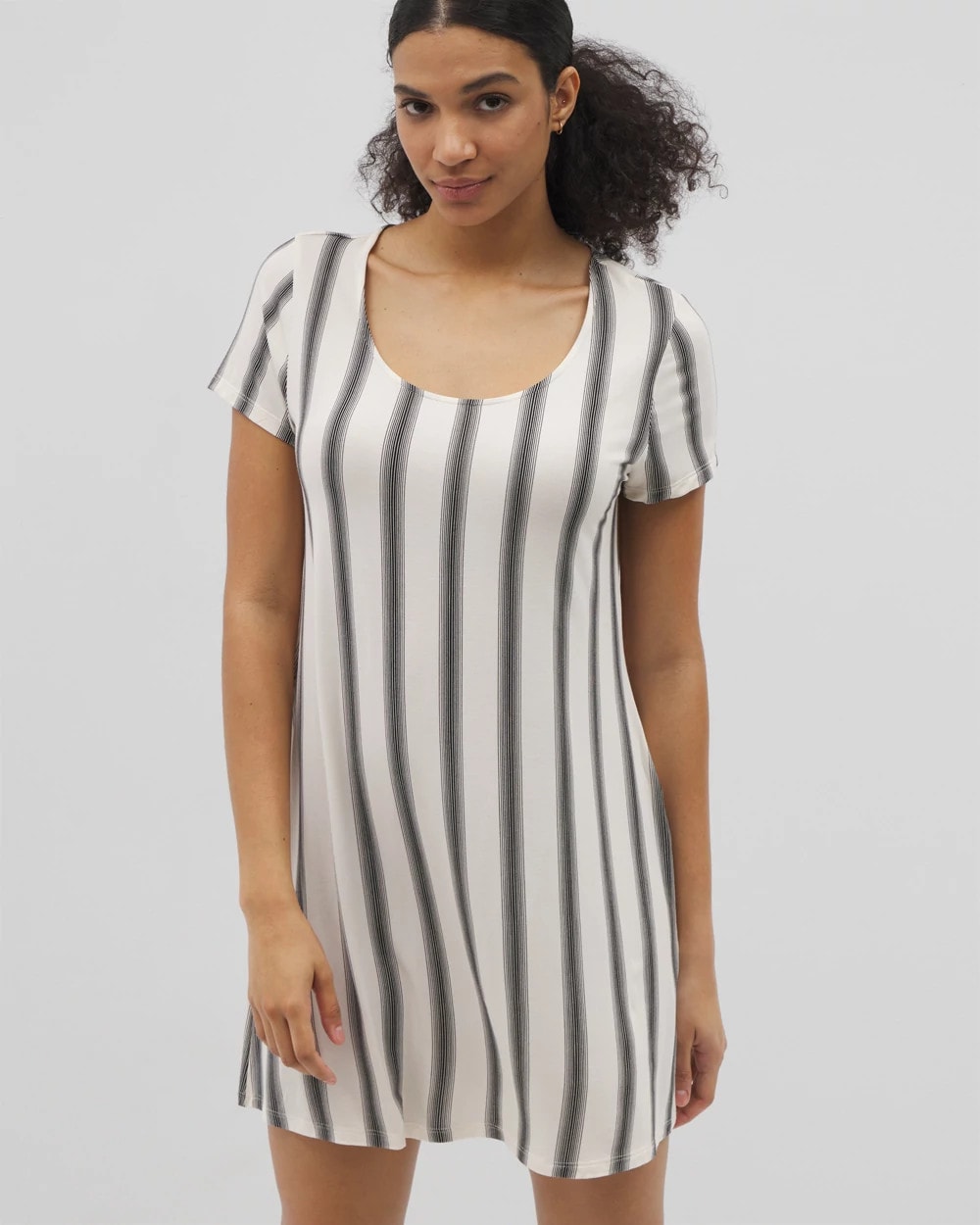 Short Sleeve Scoop Neck Sleepshirt
