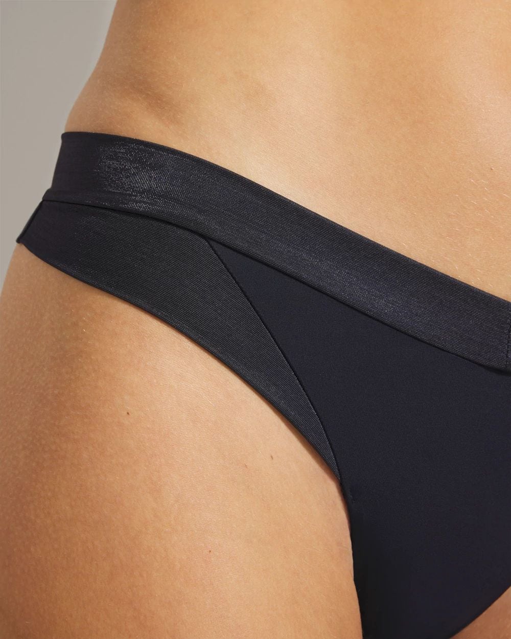 Mesh Shimmer Thong Panty