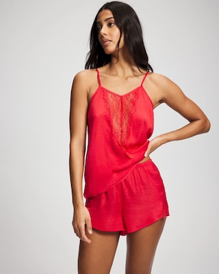 Lace Trim Pajama Short click to view larger image.