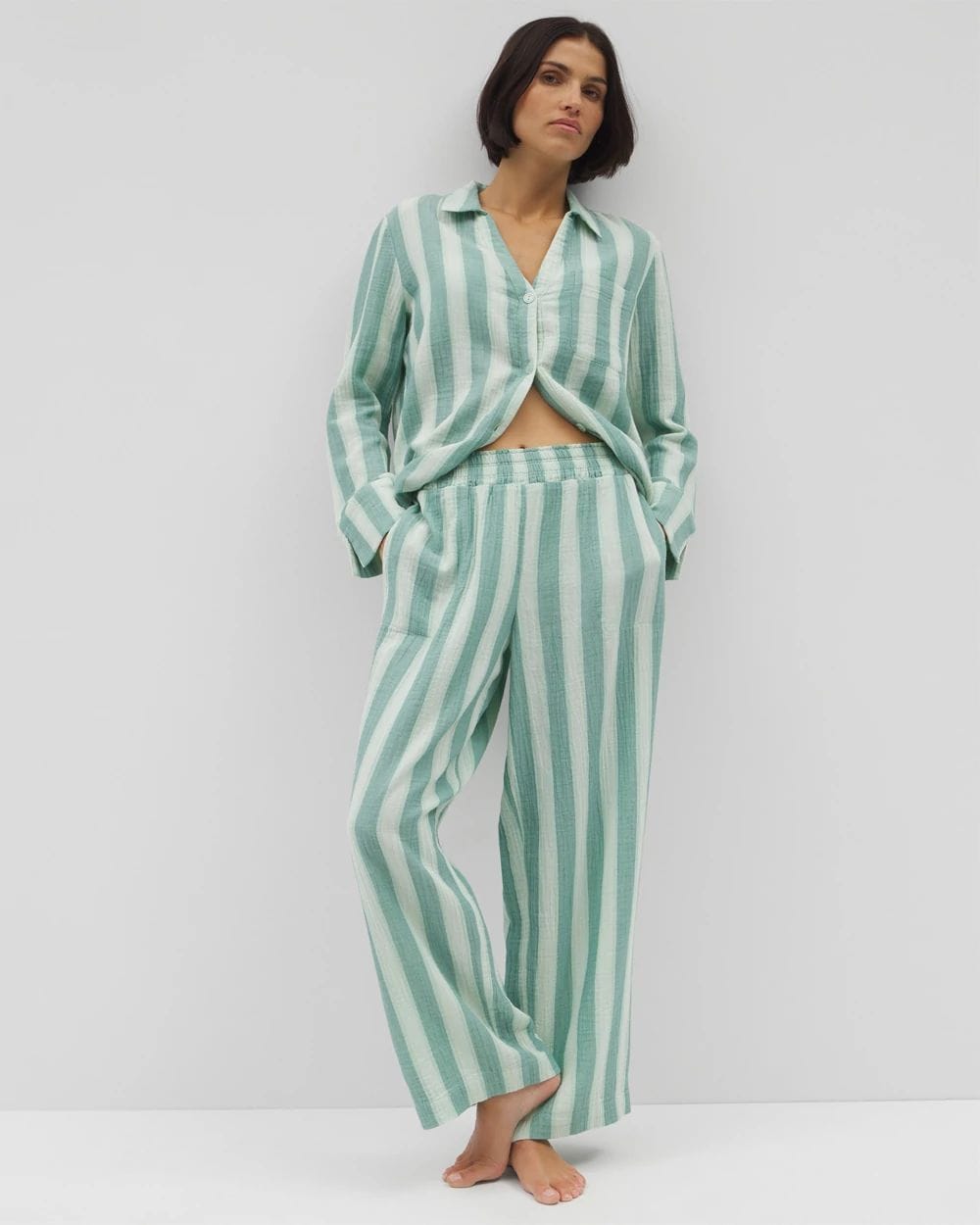 Cotton Gauze Pajama Pant