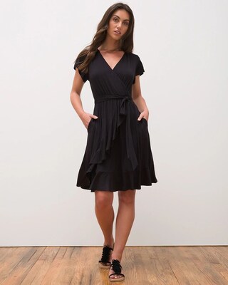 Faux Wrap Dress