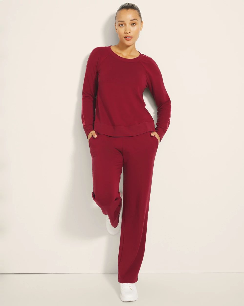 Ultra Soft Fleece Velour Trim Pant