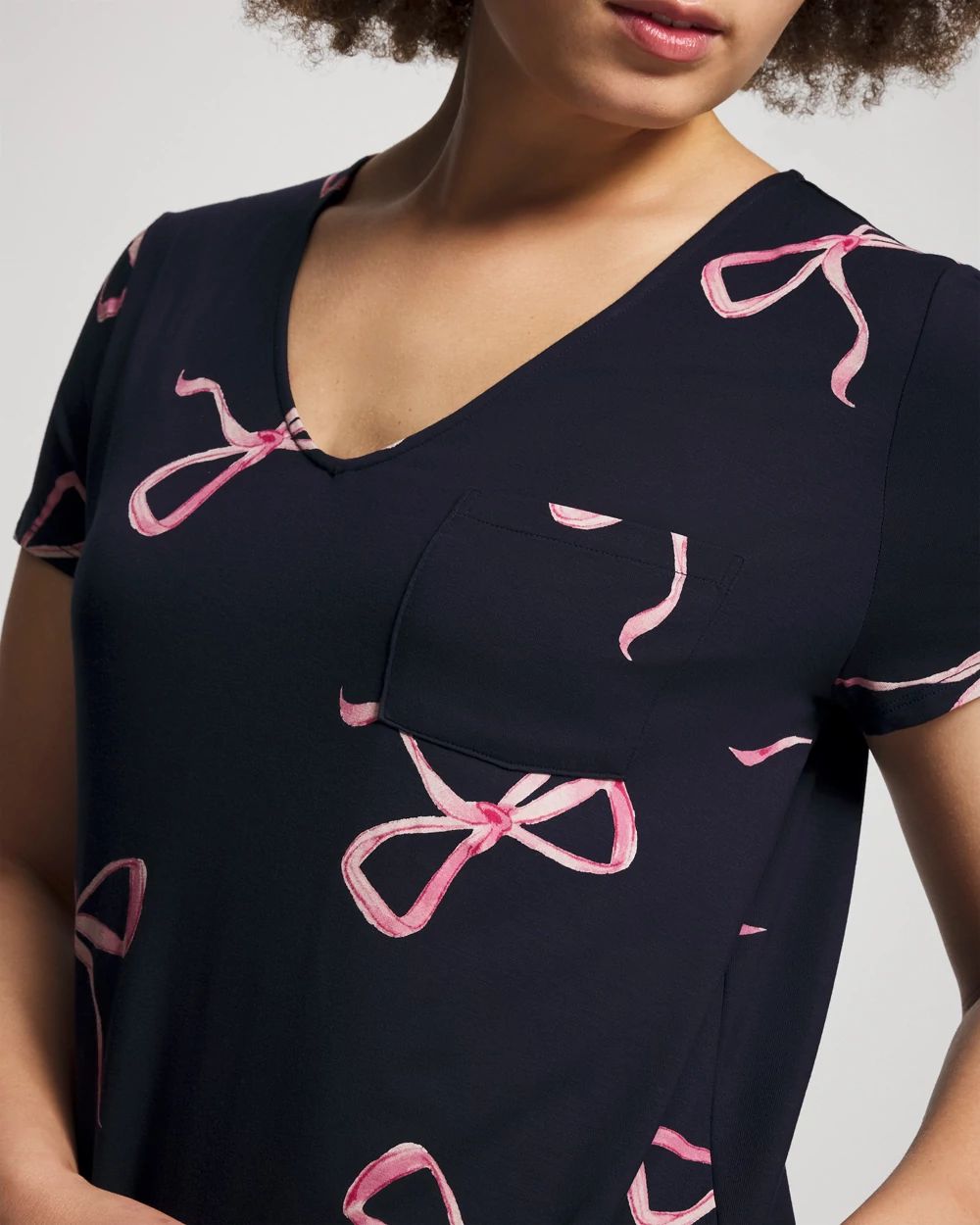 Cool Nights Short Sleeve Long Sleepshirt