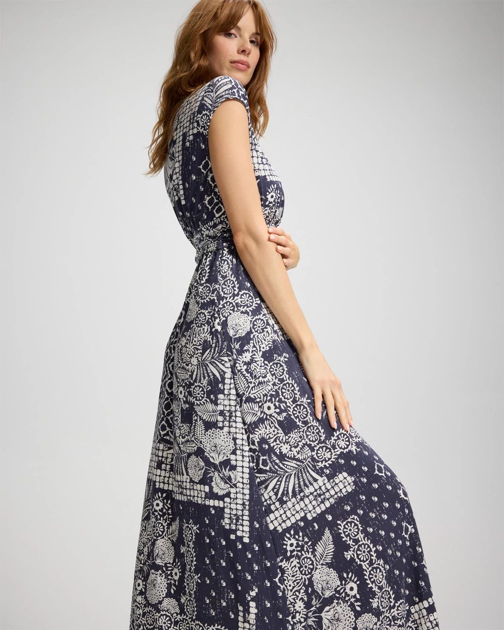 Serenity Cap Sleeve Maxi Bra Dress click to view larger image.