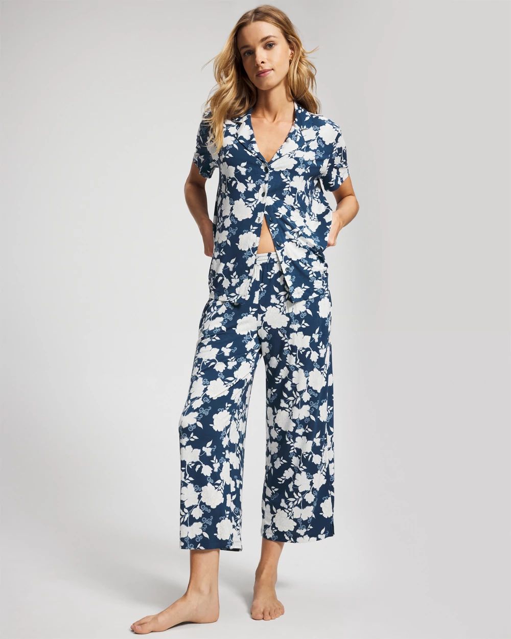 Cool Nights Cropped Pajama Pants