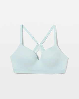 Luxe Wireless Bra with Lace Back click to view larger image.