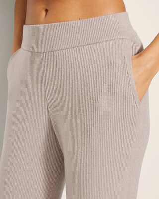 Lurex Straight Leg Sweater Pant click to view larger image.