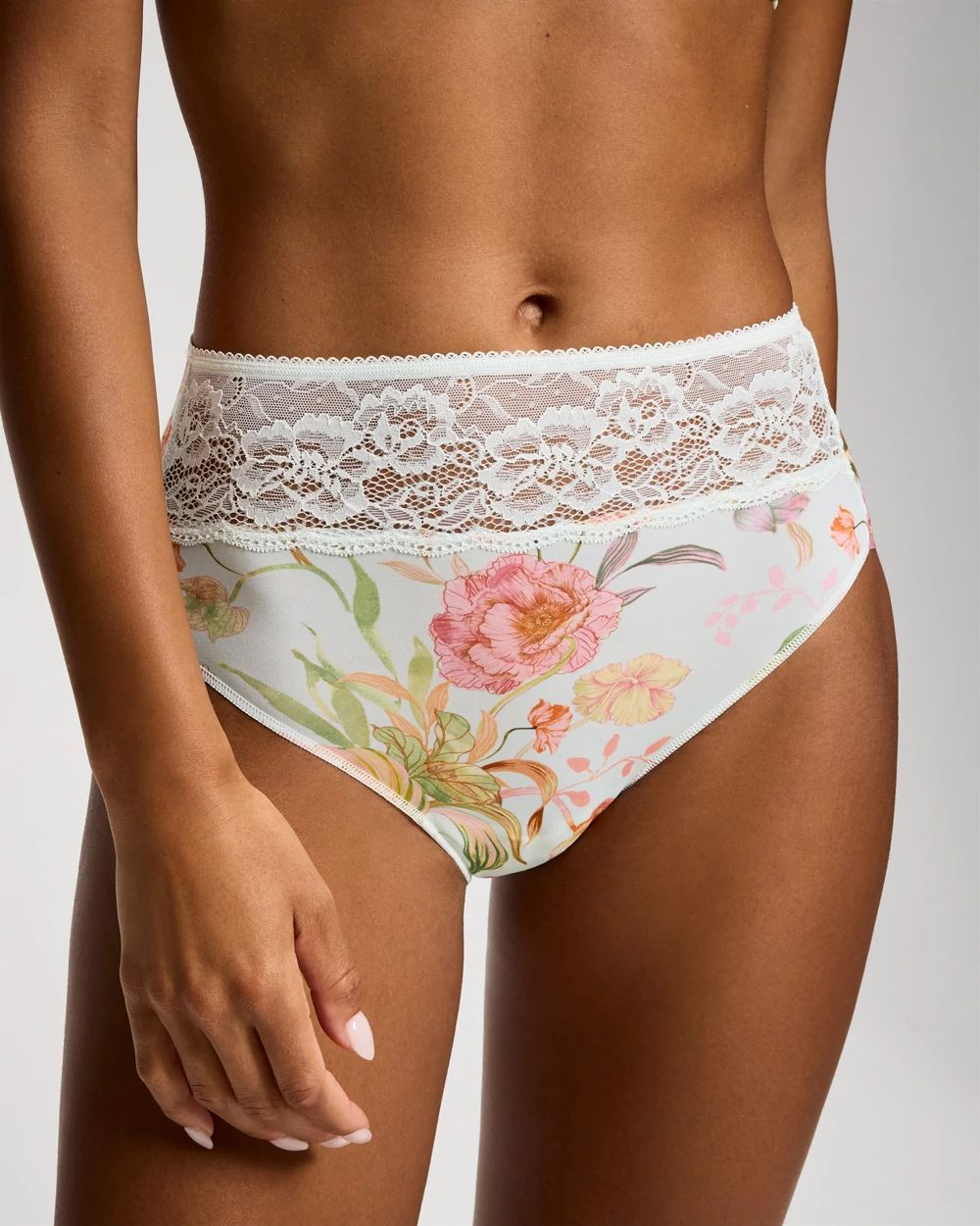 Modern Brief Panty with Lace