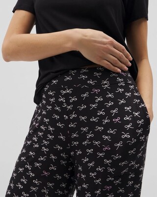 Short Sleeve Pant Pajama Set click to view larger image.