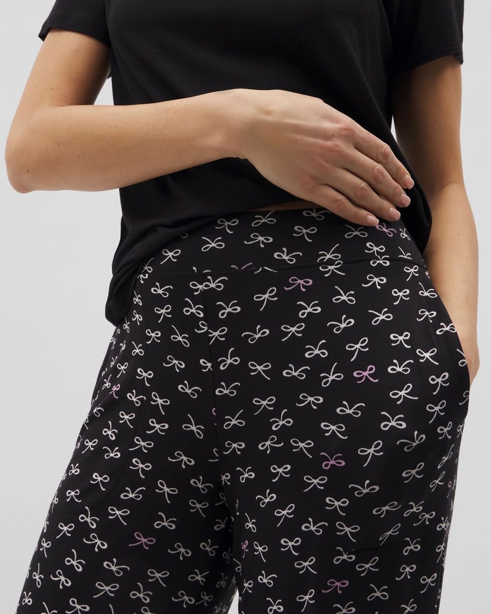 Cool Nights Short Sleeve Pant Pajama Set