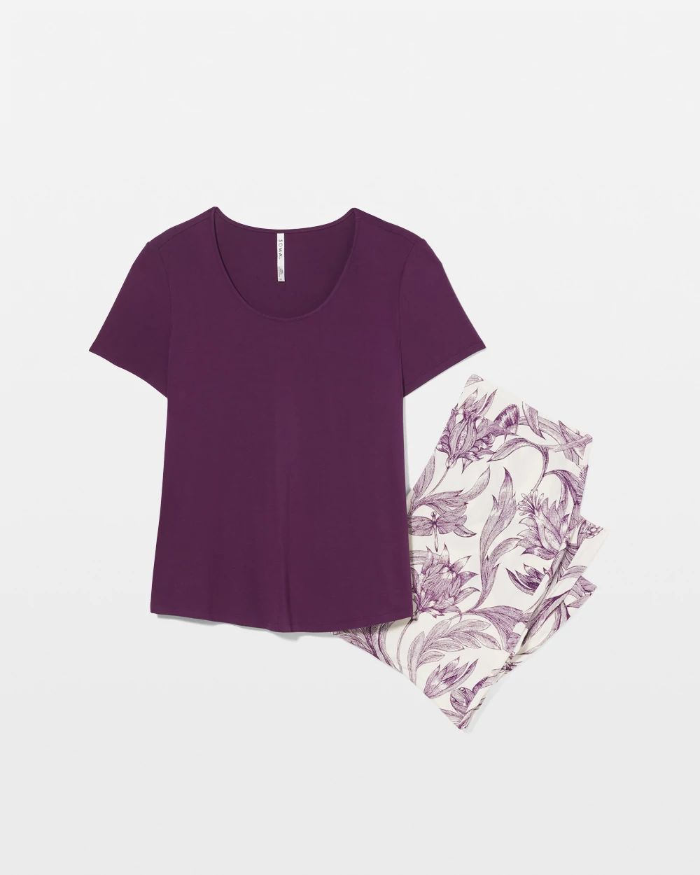 Short Sleeve Pant Pajama Set