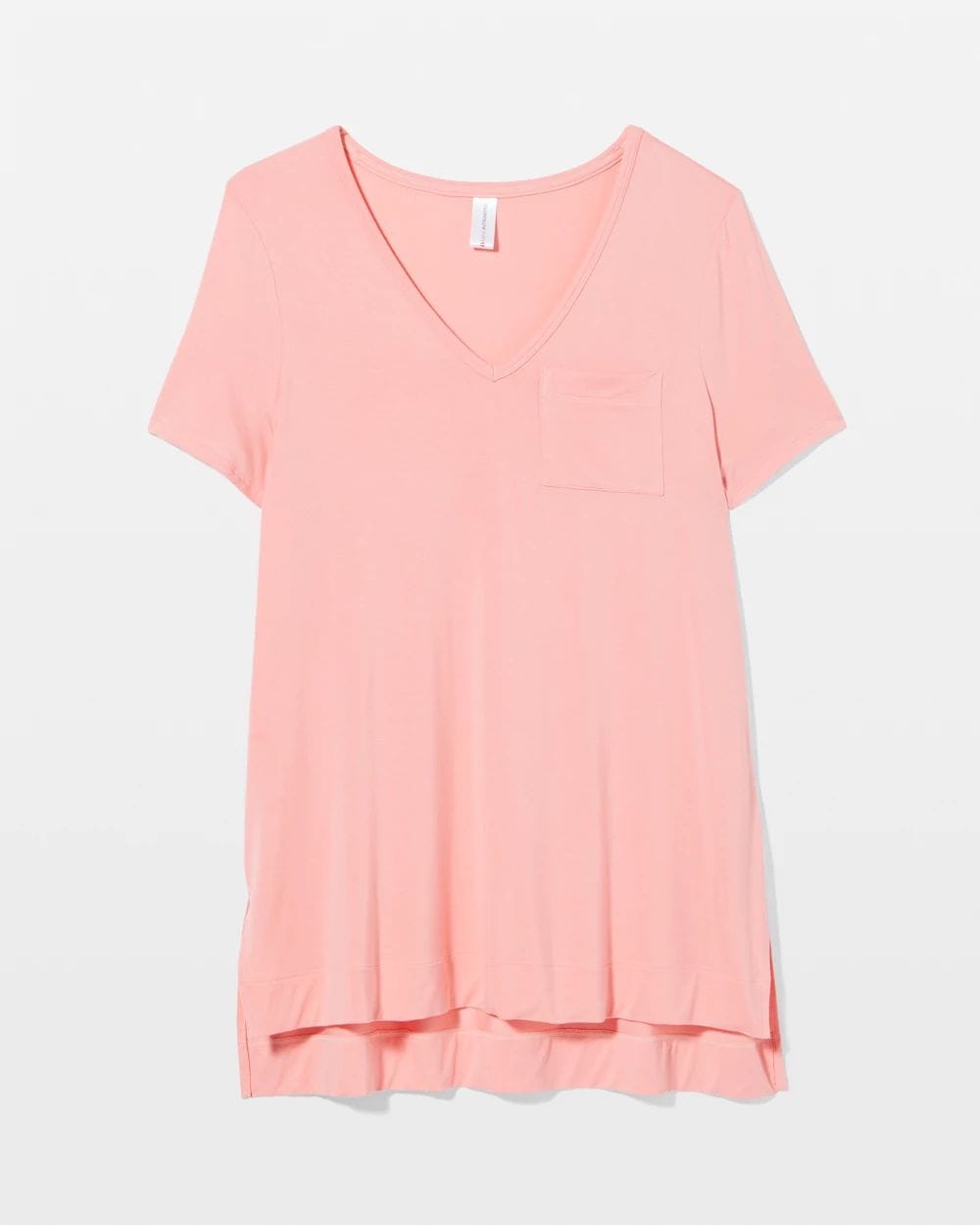 Short Sleeve Pajama Tunic Tee click to view larger image.