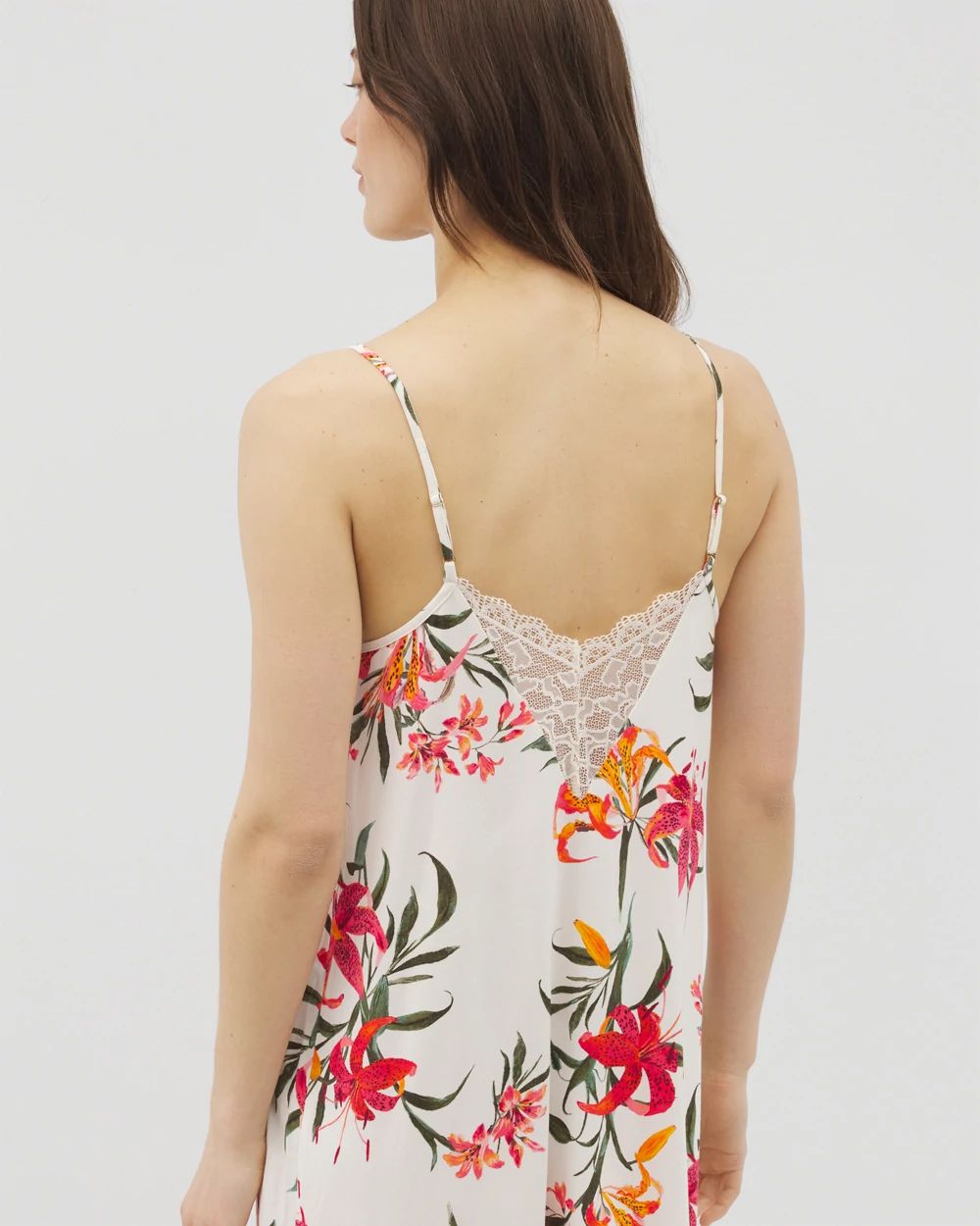 Cool Nights Lace Trim Chemise