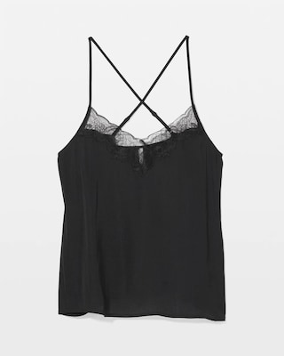 Lace Trim Pajama Cami click to view larger image.