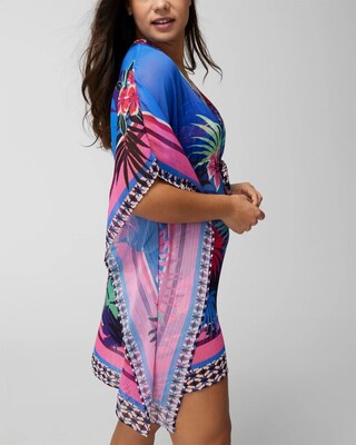 Hawaiian Punch Chiffon Caftan