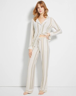 Printed Pajama Pants click to view larger image.