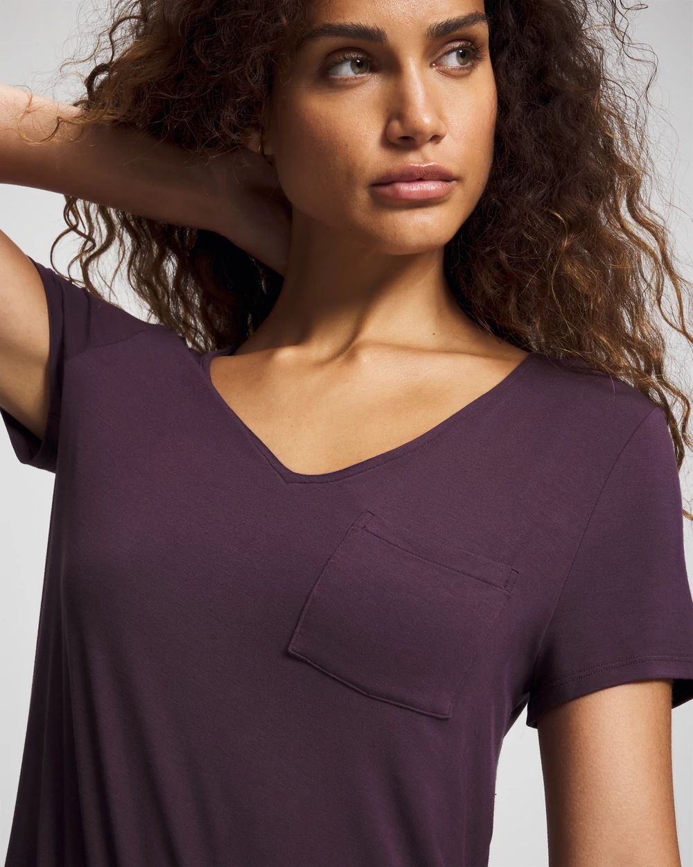 Cool Nights Short Sleeve Long Sleepshirt
