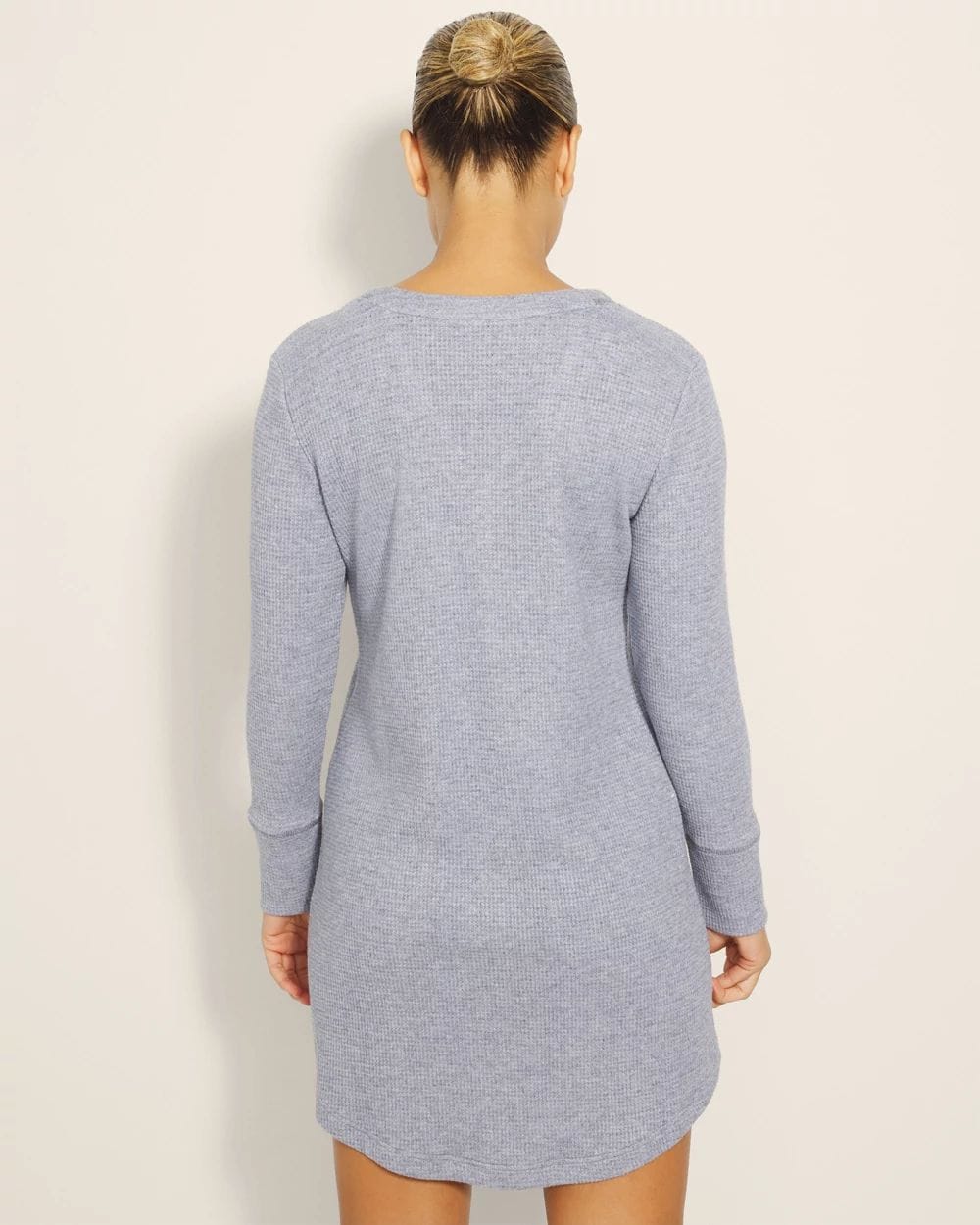 Cozy Waffle Long-Sleeve Sleepshirt