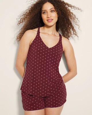 Piped Racerback Pajama Tank