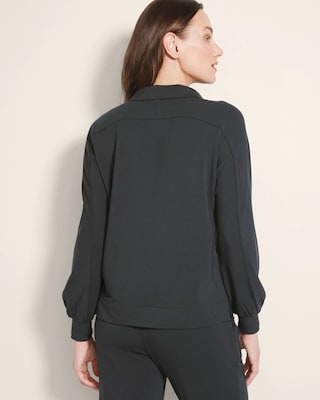 Ultra Soft Fleece Quarter-Snap Sweatshirt click to view larger image.