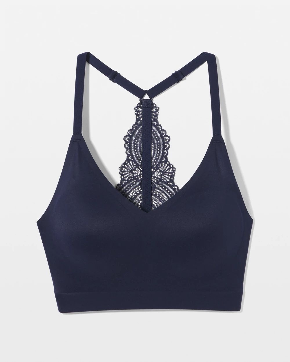 Racerback Bralette with Lace Back click to view larger image.