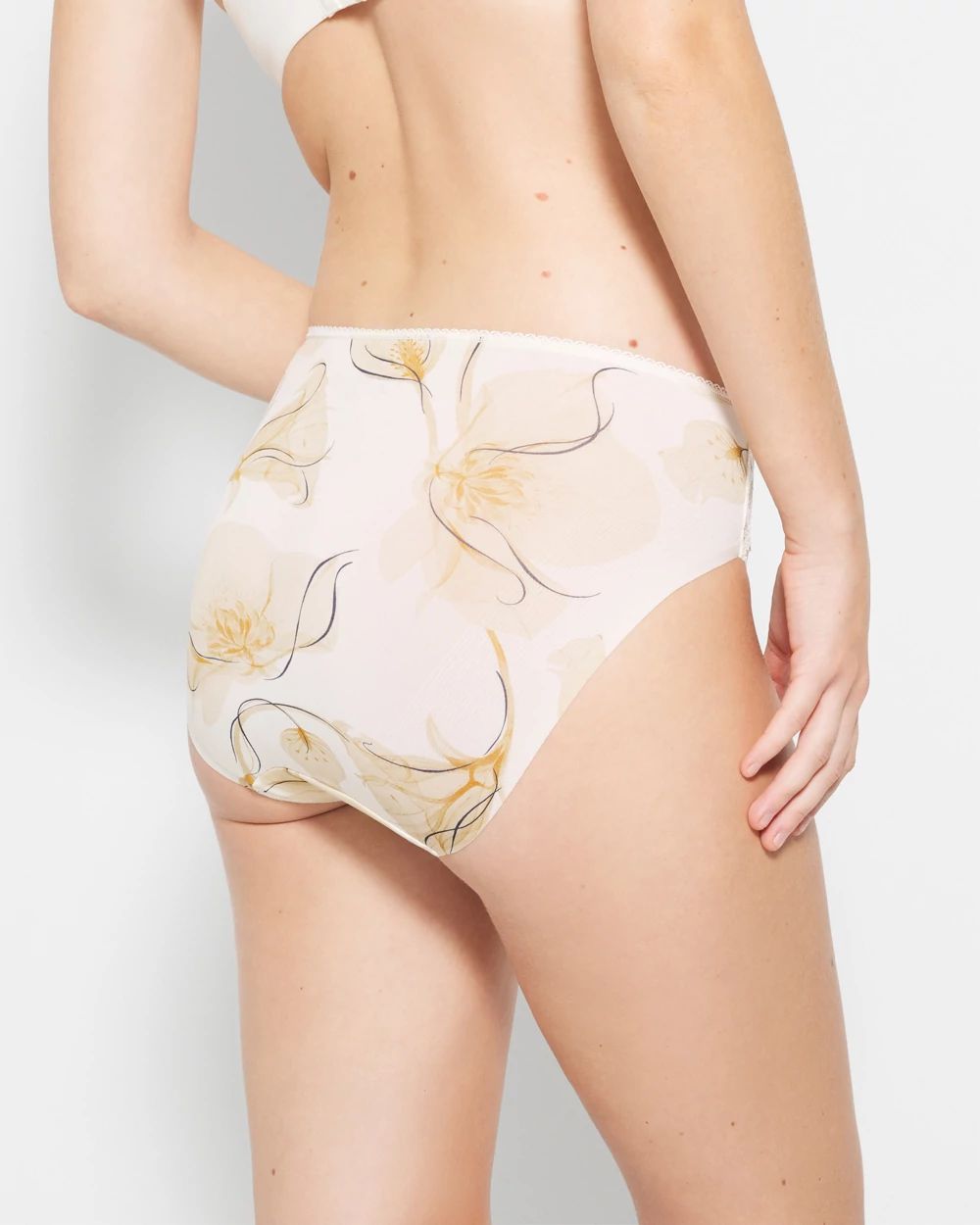 High-Leg Panty with Lace click to view larger image.
