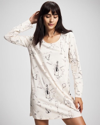 Long-Sleeve Sleepshirt