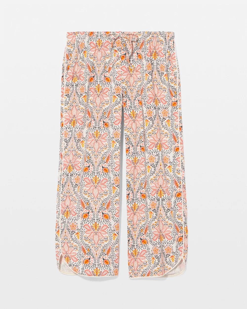 Cool Nights Piped Crop Pajama Pants