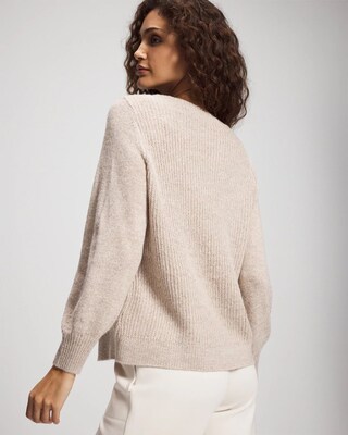 Shimmer Cable Knit Sweater click to view larger image.