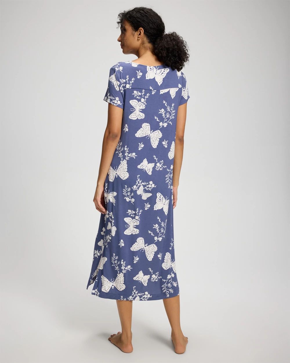 Cool Nights Short Sleeve Long Sleepshirt