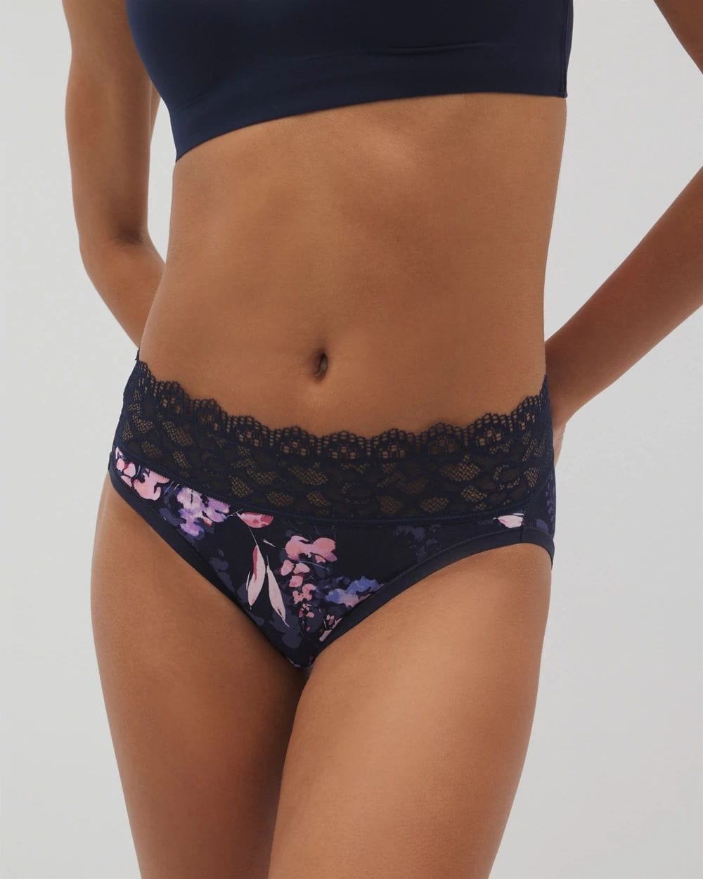 Embraceable High-Leg Panty with Enchanting Lace