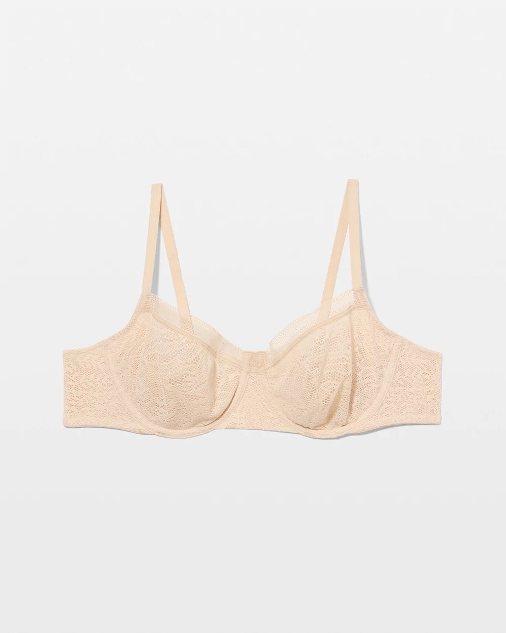 Soma Unlined Balconette Bra with Stretch Lace click to view larger image.