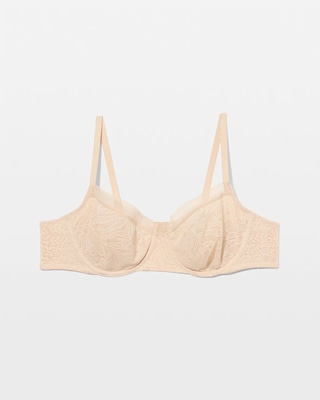 Soma Unlined Balconette Bra with Stretch Lace click to view larger image.